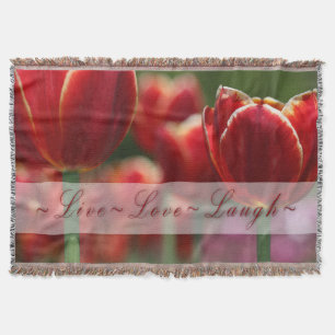 Couverture Jeter une couverture/tulipes