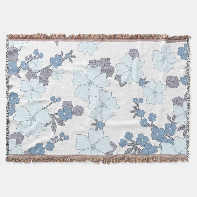 Couverture Joli floral bleu (Devant)