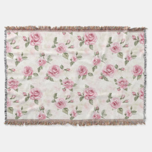Couverture Joli Noël Floral Rose Rose