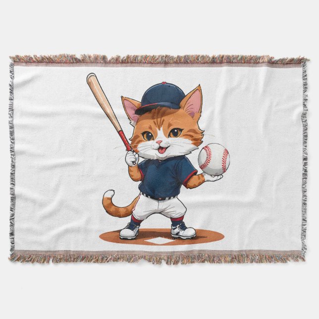 Couverture Joueur de baseball chat (Devant)