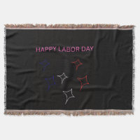 Joyeux Labor Day Étoiles Patriotiques Plaid