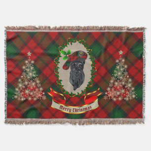 Couverture Kerr Scottie Chien Christmas Jetée Blanche