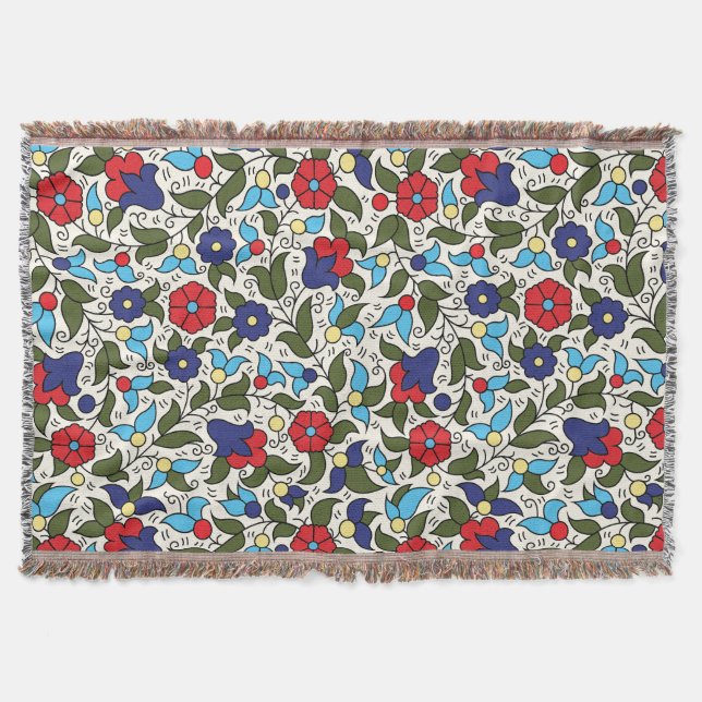 Couverture Khalili Floral  (Devant)