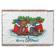 Kitty et chiot, Happy XMas