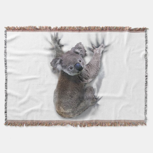 Couverture Koala Hang Sur Le Dos Cute Ours Australie Animal (Devant)