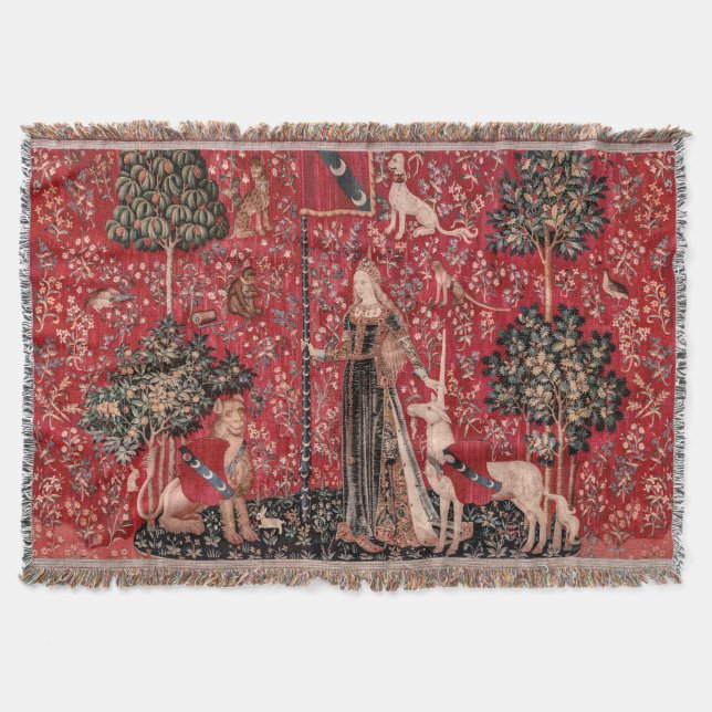 Couverture Lady et Unicorn Moyen Tapestry Touch (Devant)
