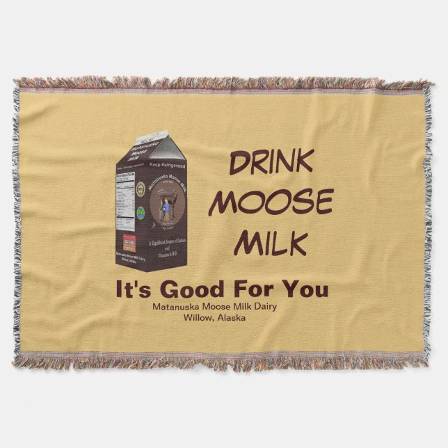 Couverture Lait d'orignal Matanuska (Devant)