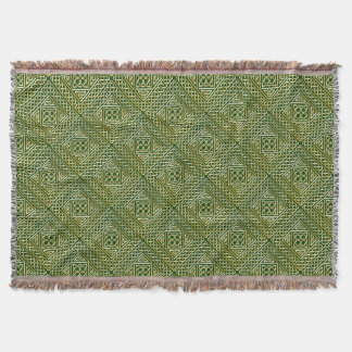 Couverture Le carré de vert d'or forme le motif de Knotwork