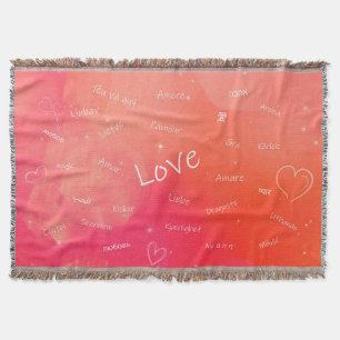 Couverture Le mot AMOUR dans de nombreuses langues différente