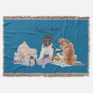 Couverture le nounours shar de pei d'akita de chiot mignon a