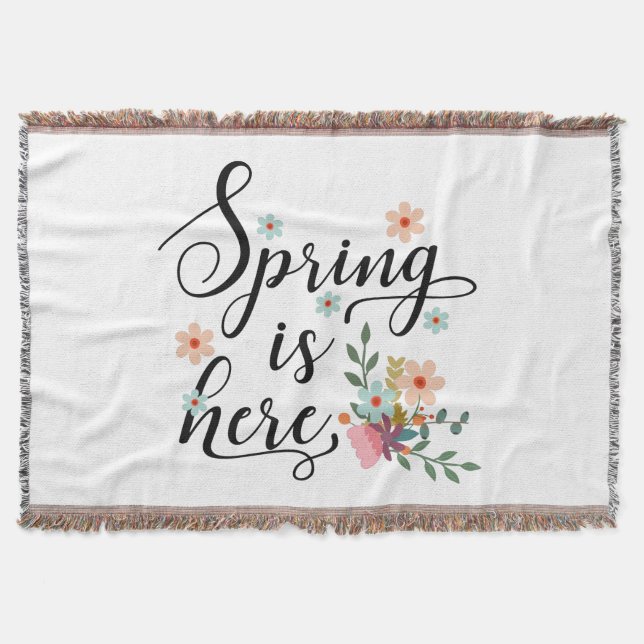 Couverture le printemps est là (Devant)