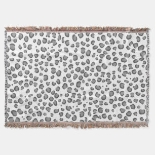 Couverture Léopard de neige moderne Poster de animal Motif gr