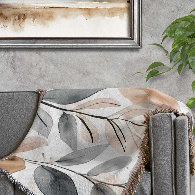 Couverture Les botaniques de la nature (Add style to your room and get cozy all at the same time with this pretty throw blanket.)