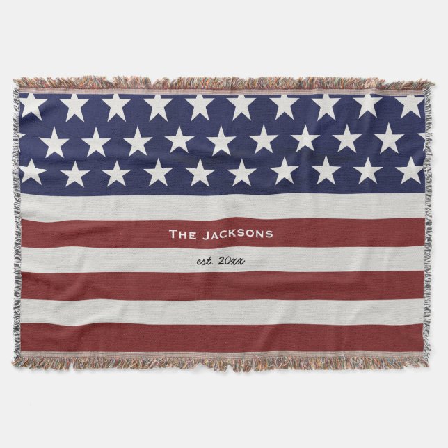 Couverture Les Etats-Unis drapeau américain coutume (Devant)