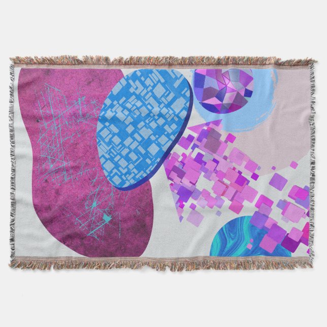 Couverture Les Formes Modernes Purple Et Cyan (Devant)