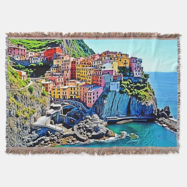 Couverture Les rêves de la falaise : les couleurs de Manarola (Devant)