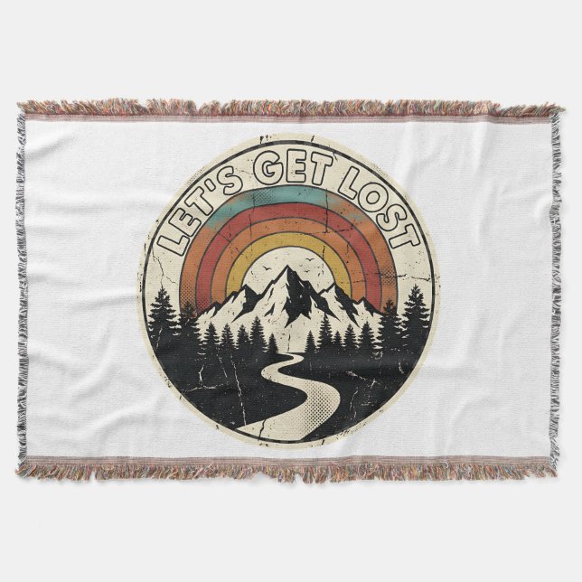 Couverture Let’s Get Lost Retro Mountain Adventure Outdoor (Devant)