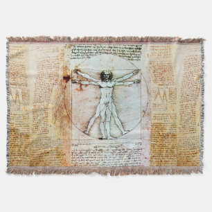 Couverture L'HOMME VITRUVIEN par Leonardo Antique Parchment