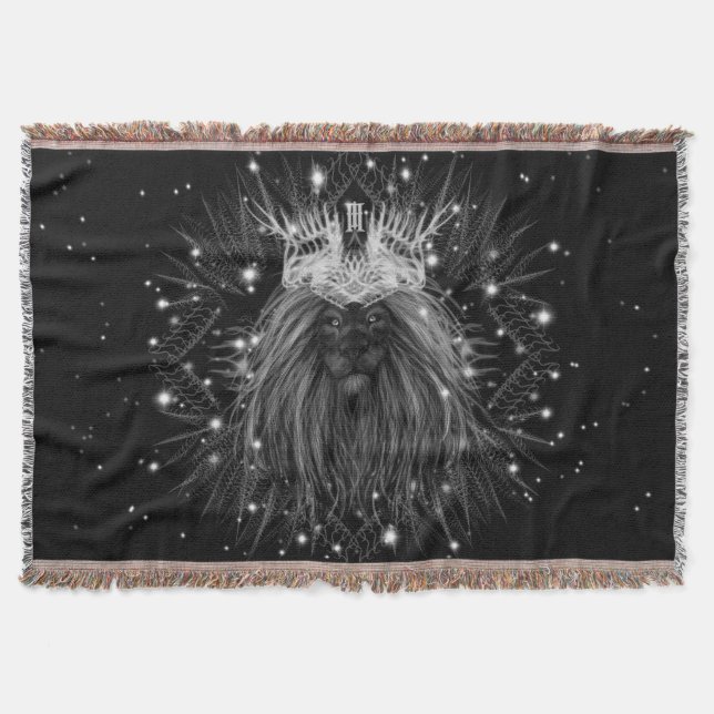 Couverture Lion d'étoile avec monogramme de couronne (Devant)