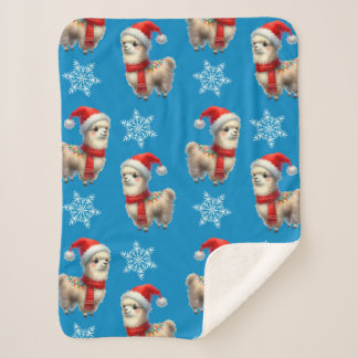 Couverture Llama de Noël cosy