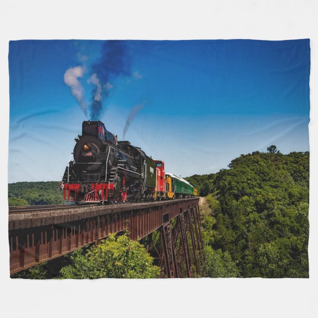 Couverture locomotive d'ouatine de train (Devant (Horizontal))
