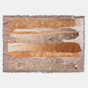 Couverture L'or du cuivre frappe la texture du glamour