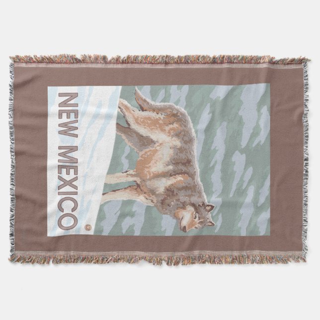 Couverture Loup gris StandingNew Mexique (Devant)
