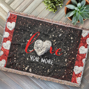Couverture Love You More Hawaii Beach Coral Heart Photo Bold