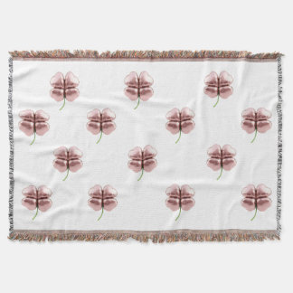 Couverture Lucky moderne - Elégant or Rose