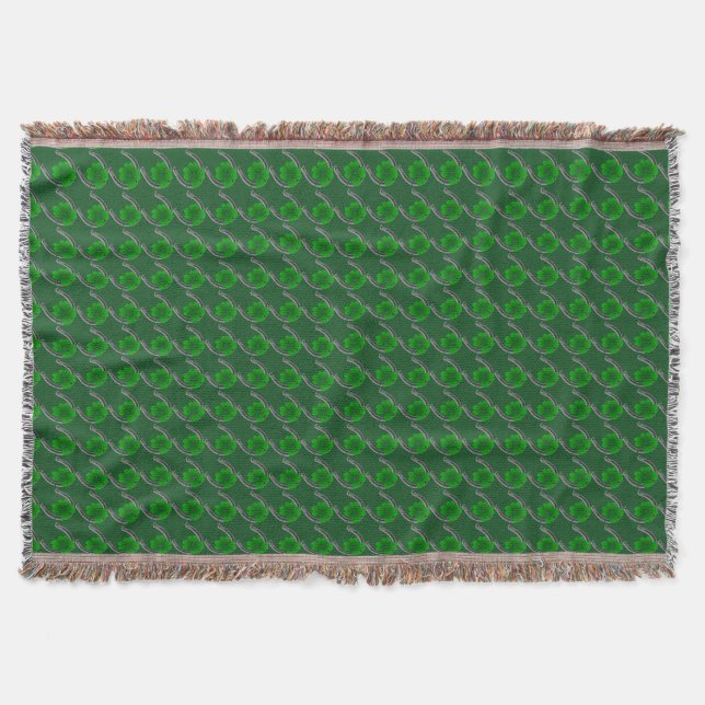 Couverture Lucky St Patrick's Lucky Throw Blanket (Devant)
