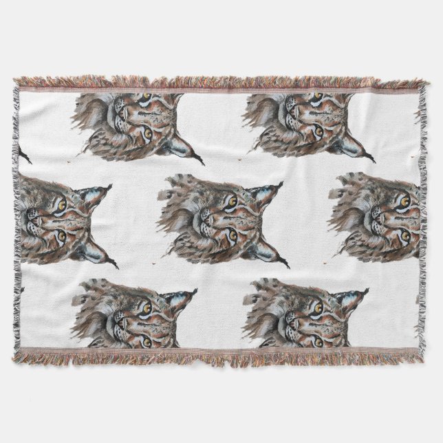 Couverture Lynx - Spirit Animal, Aquarelle Totem Joga Guide (Devant)