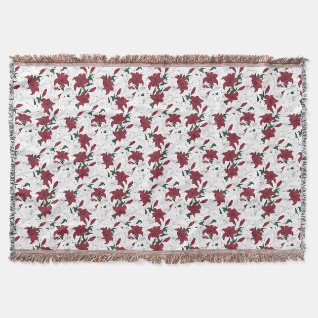 Couverture Lys de Noël rouges et blancs (Devant)