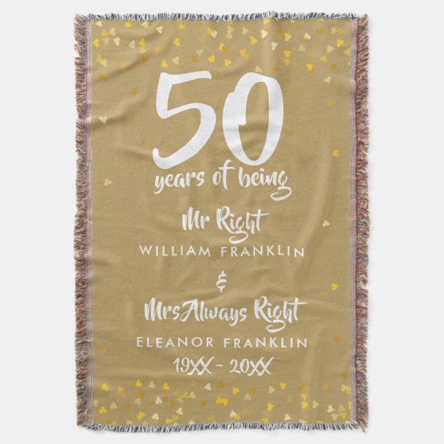 Couverture M. Mme Right Fun Golden 50e anniversaire (devant Vertical)
