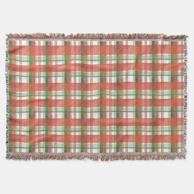 Couverture Madras Plaid Noël (Devant)