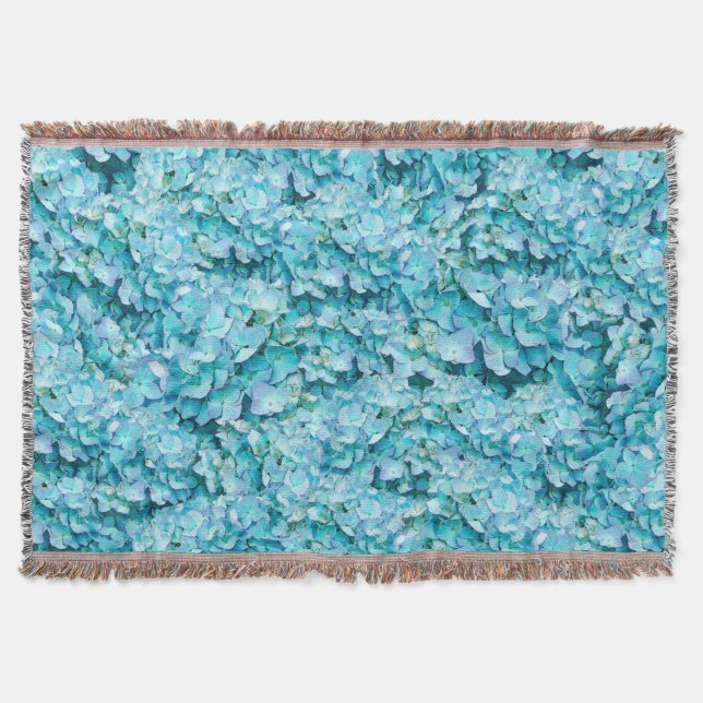 Couverture Magnifiques fleurs d'hortensia turquoise (Devant)