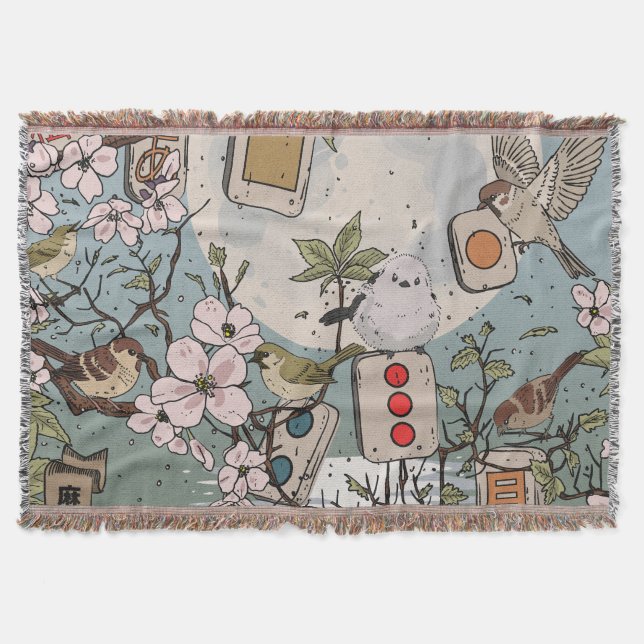 Couverture Mahjong Lever de lune (Devant)