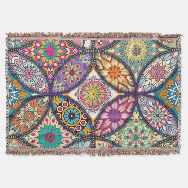 Couverture Mandala Motif - Blanket (Devant)