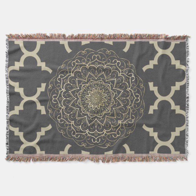 Couverture Mandala Oriental - Blanket (Devant)