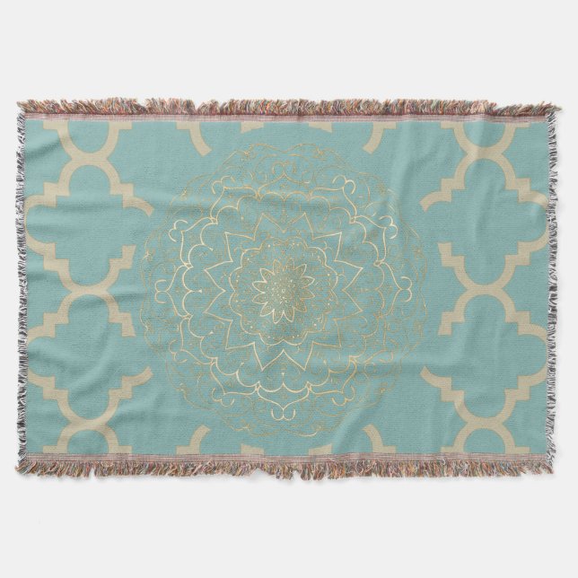 Couverture Mandala Oriental - Blanket (Devant)