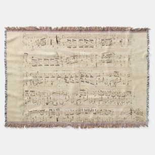 Couverture Manuscrit de la Chopin de musique de la feuille d'