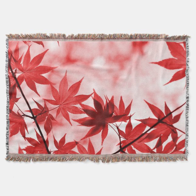 Couverture Maple Trees Design Feuille (Devant)