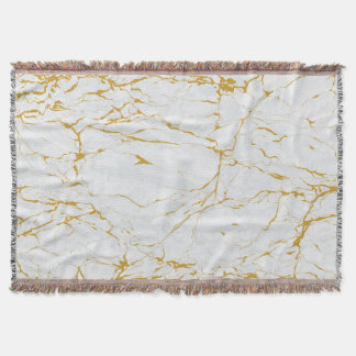 Couverture Marbre Golden Texture Motif sans couture