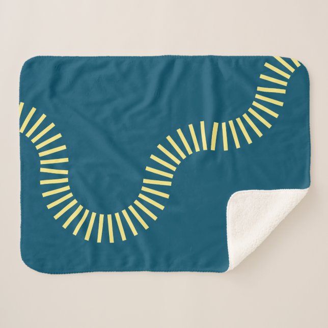 Couverture - Marine avec piste et logo (Devant (Horizontal))
