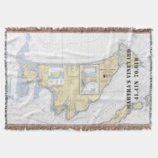 Couverture Martha's Vineyard Latitude Longitude Nautique