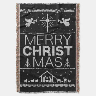 Couverture Mauvais Joyeux CHRISTmas Sweater Élégant Religieux