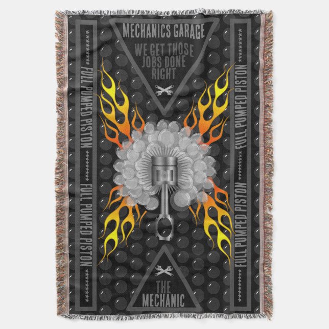 Couverture Mécanique Garage Piston plein pompé (devant Vertical)