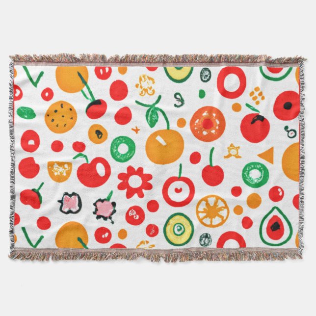 Couverture Mélanges de Motifs de fruits. Commandez dès mainte (Devant)