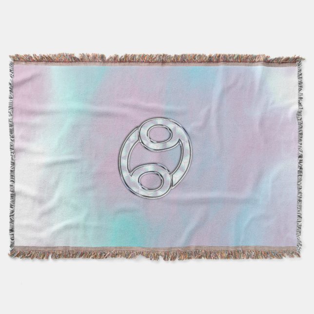 Couverture Mère du cancer du perle Symbole zodiaque Décor (Devant)