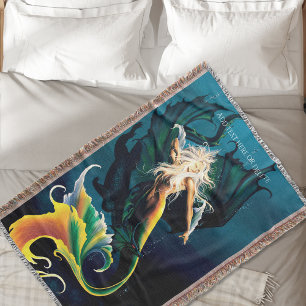 Couverture Mermaid Dragon Imaginaire bleu