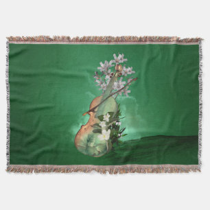 Couverture Merveilleux violon avec fleurs